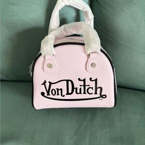 Von Dutch Light Pink Mini Bag